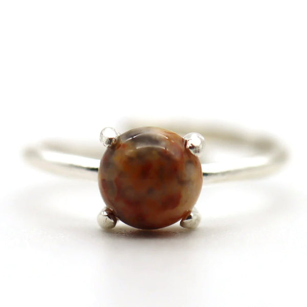 Bague Alya - Agate crazy lace & argent 925 Bague Alya - Agate crazy lace & argent 925