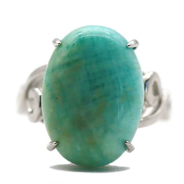 Bague Stella - Amazonite & argent 925 Bague Stella - Amazonite & argent 925