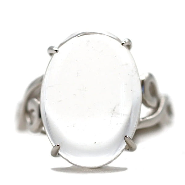 Bague Stella - Cristal de roche & argent 925 Bague Stella - Cristal de roche & argent 925