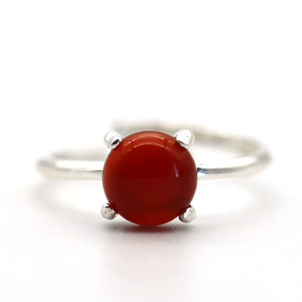 Bague Alya - Cornaline & argent 925 Bague Alya - Cornaline & argent 925