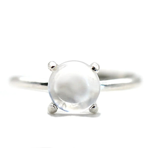 Bague Alya - Cristal de roche & argent 925 Bague Alya - Cristal de roche & argent 925