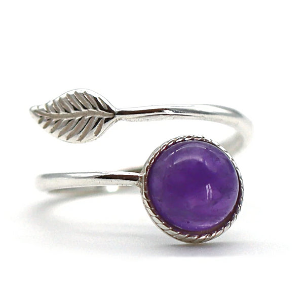 Bague Gaïa - améthyste & argent 925 Bague Gaïa - améthyste & argent 925