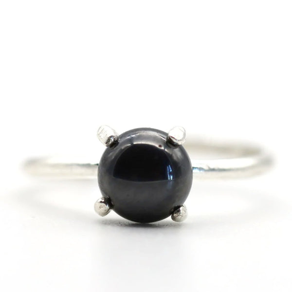 Bague Alya - Hématine & argent 925 Bague Alya - Hématine & argent 925