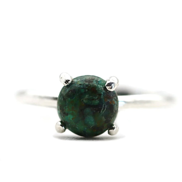 Bague Alya - Turquoise africaine & argent 925 Bague Alya - Turquoise africaine & argent 925