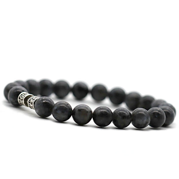 Bracelet larvikite 8mm - LE VEILLEUR Bracelet larvikite 8mm - LE VEILLEUR