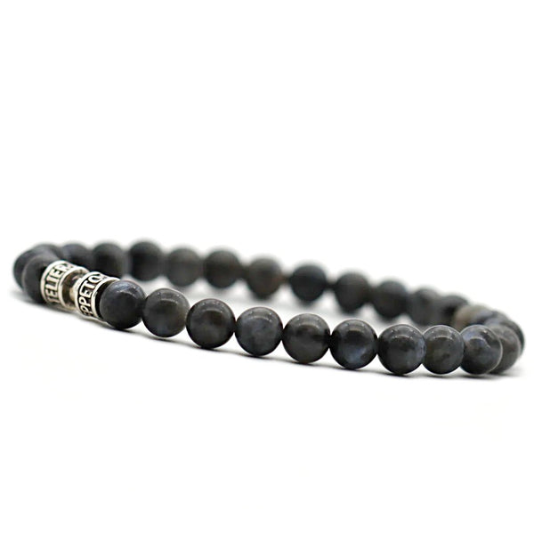 Bracelet larvikite 6mm - LE VEILLEUR Bracelet larvikite 6mm - LE VEILLEUR