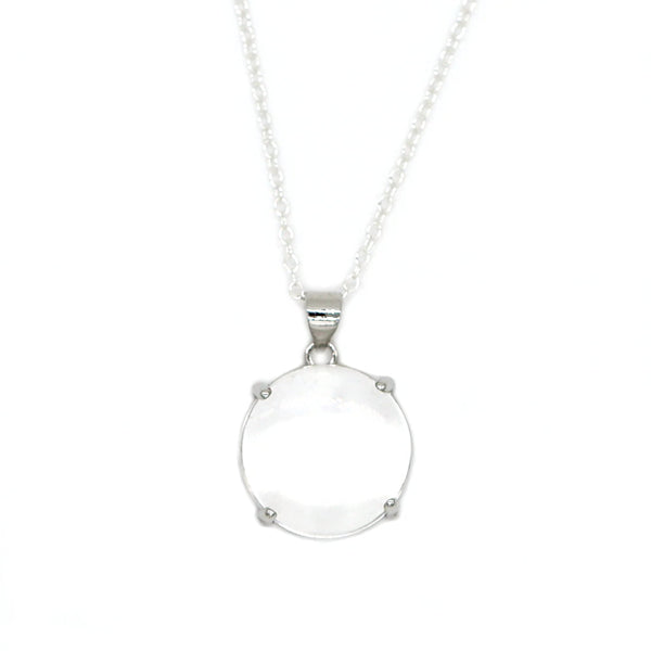 Pendentif cristal de roche & argent 925 Pendentif cristal de roche & argent 925