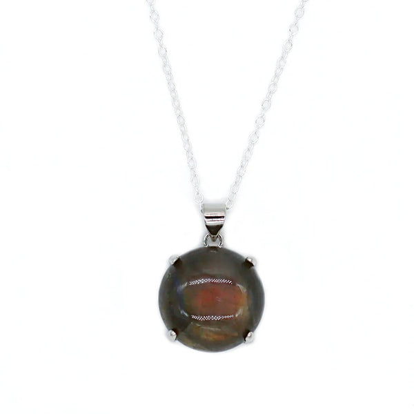 Pendentif labradorite & argent 925 Pendentif labradorite & argent 925