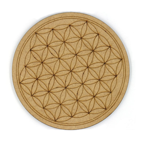 Plaque de rechargement en Fleur de Vie 10cm Plaque de rechargement en Fleur de Vie 10cm