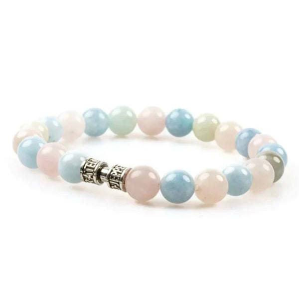 Bracelet aigue-marine 8mm - L'INTUITIF Bracelet aigue-marine 8mm - L'INTUITIF