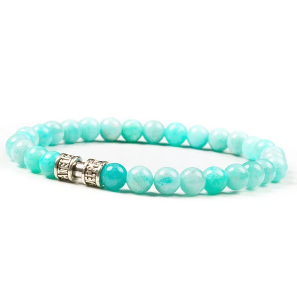 Bracelet amazonite 6mm - L’AUTHENTIQUE Bracelet amazonite 6mm - L’AUTHENTIQUE