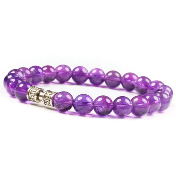 Bracelet améthyste 8mm - L'ENIVRANT Bracelet améthyste 8mm - L'ENIVRANT