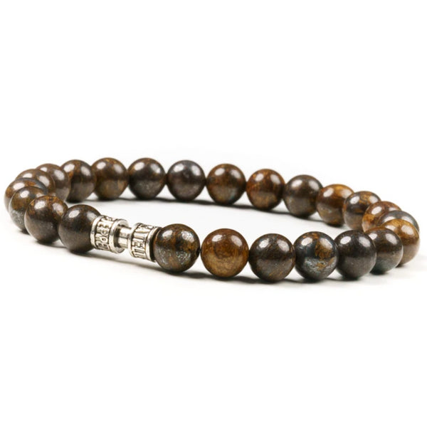 Bracelet bronzite 8mm - L'HEROÏQUE Bracelet bronzite 8mm - L'HEROÏQUE