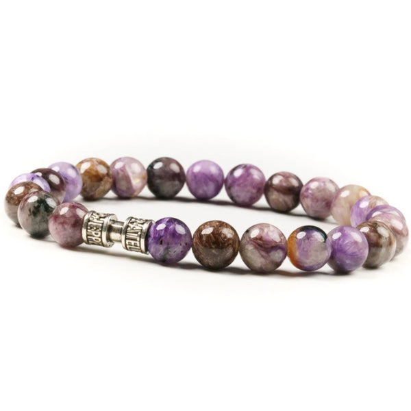 Bracelet charoïte 8mm - L'ONIRIQUE Bracelet charoïte 8mm - L'ONIRIQUE