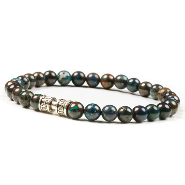 Bracelet chrysocolle 6mm - LE SEREIN Bracelet chrysocolle 6mm - LE SEREIN