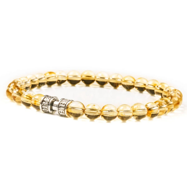 Bracelet citrine 6mm - LE SOLAIRE Bracelet citrine 6mm - LE SOLAIRE