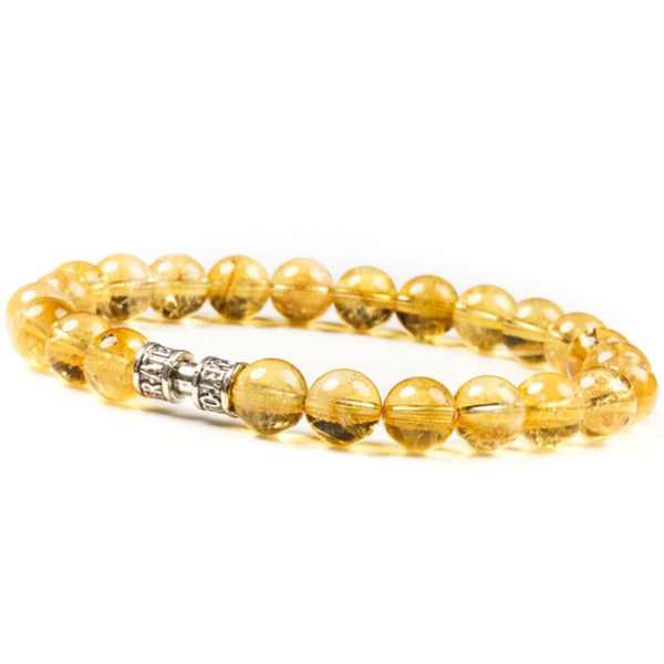 Bracelet citrine 8mm - LE SOLAIRE Bracelet citrine 8mm - LE SOLAIRE