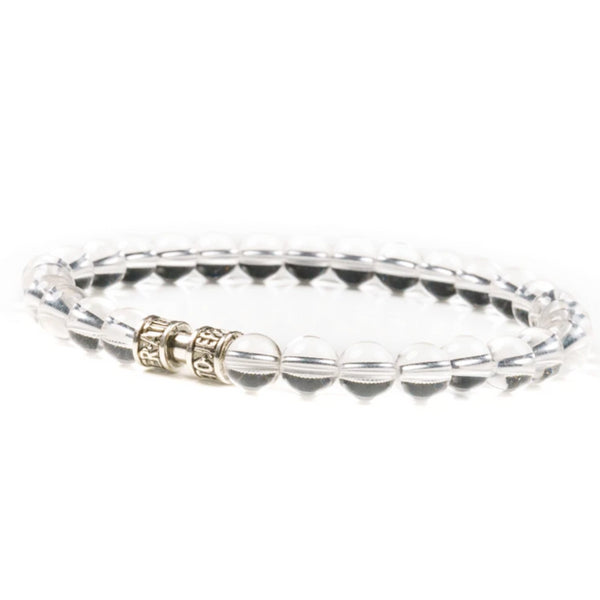 Bracelet cristal de roche 6mm - LE LIMPIDE Bracelet cristal de roche 6mm - LE LIMPIDE