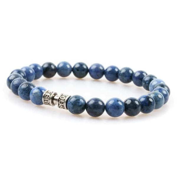 Bracelet dumortiérite 8mm - L'IMPASSIBLE Bracelet dumortiérite 8mm - L'IMPASSIBLE