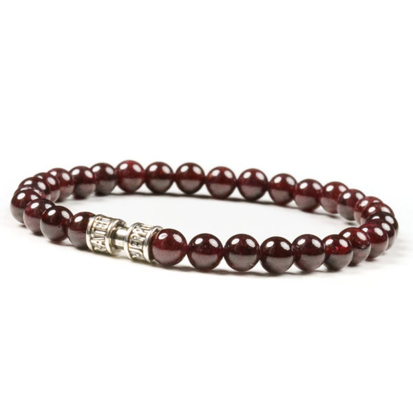 Bracelet grenat 6mm - LE PRODIGIEUX Bracelet grenat 6mm - LE PRODIGIEUX