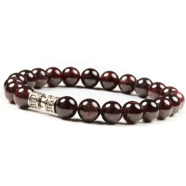 Bracelet grenat 8mm - LE PRODIGIEUX Bracelet grenat 8mm - LE PRODIGIEUX