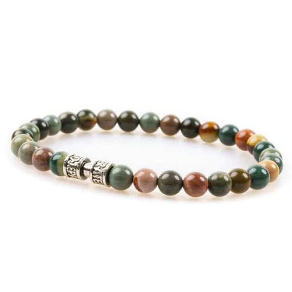 Bracelet jaspe impérial 6mm - LE SOUVERAIN Bracelet jaspe impérial 6mm - LE SOUVERAIN