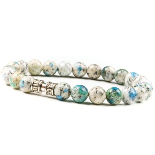 Bracelet jaspe K2 8mm - LE FABULEUX Bracelet jaspe K2 8mm - LE FABULEUX