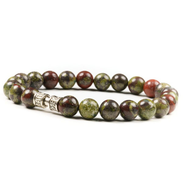 Bracelet jaspe sang de dragon 8mm - LE SAUVAGE Bracelet jaspe sang de dragon 8mm - LE SAUVAGE