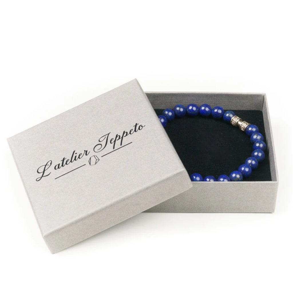 Bracelet lapis lazuli 8mm lithothérapie