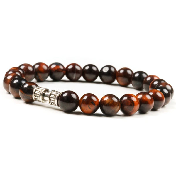 Bracelet œil de taureau 8mm - LE FONCEUR Bracelet œil de taureau 8mm - LE FONCEUR