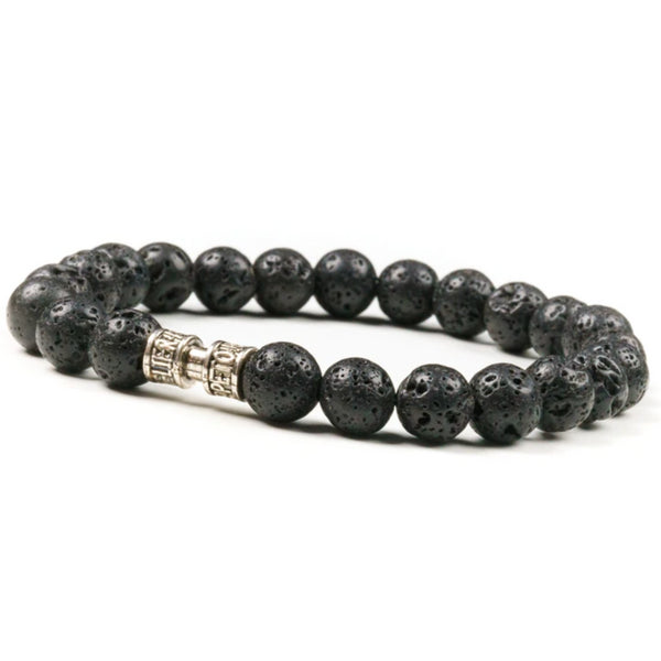 Bracelet pierre de lave 8mm - L'INDOMPTABLE Bracelet pierre de lave 8mm - L'INDOMPTABLE