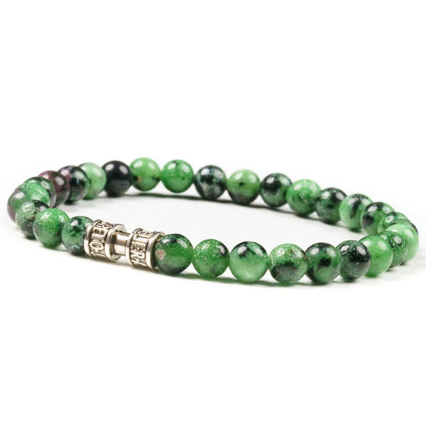 Bracelet rubis zoïsite 6mm - LE TRIOMPHANT Bracelet rubis zoïsite 6mm - LE TRIOMPHANT