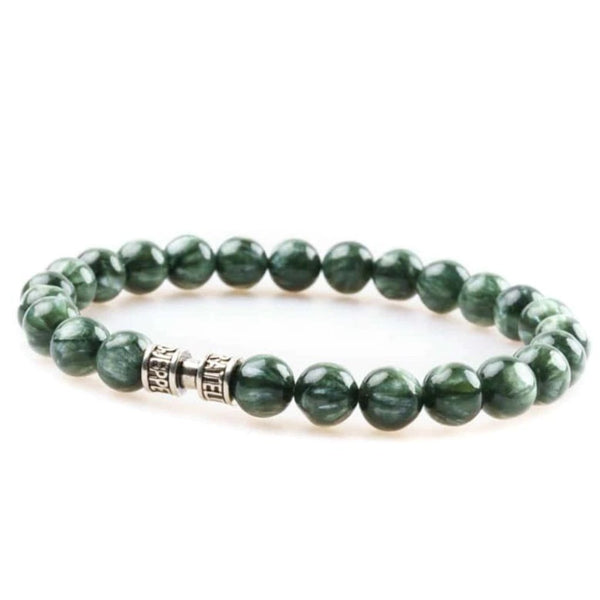 Bracelet séraphinite 8mm - LE GARDIEN Bracelet séraphinite 8mm - LE GARDIEN