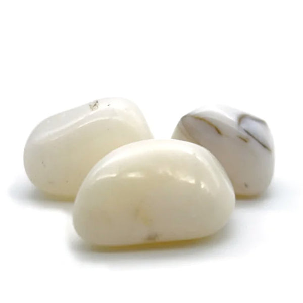 Pierre roulée Opale blanche Pierre roulée Opale blanche