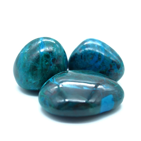 Pierre roulée Chrysocolle Pierre roulée Chrysocolle