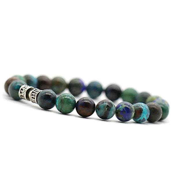 Bracelet azurite 8mm - LE LUCIDE