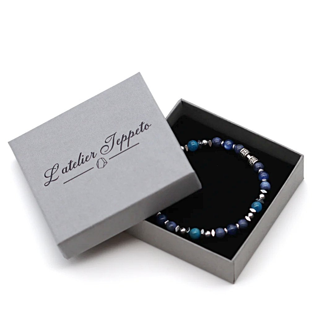 Bracelet pierre bleue capsule limitée avril 2026 - cadeau prêt à offrir