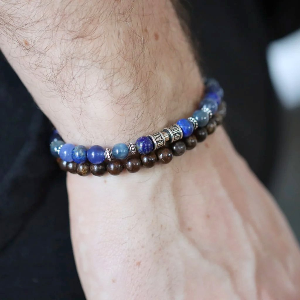Bracelet Bleu d'hiver - Capsule Février