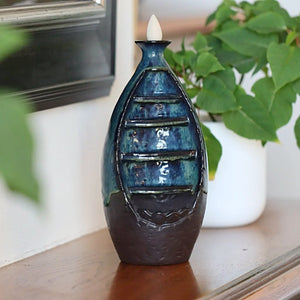 Cascade zen d'encens en céramique