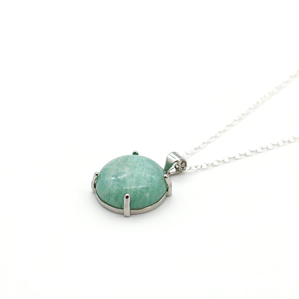 Collier pierre amazonite femme