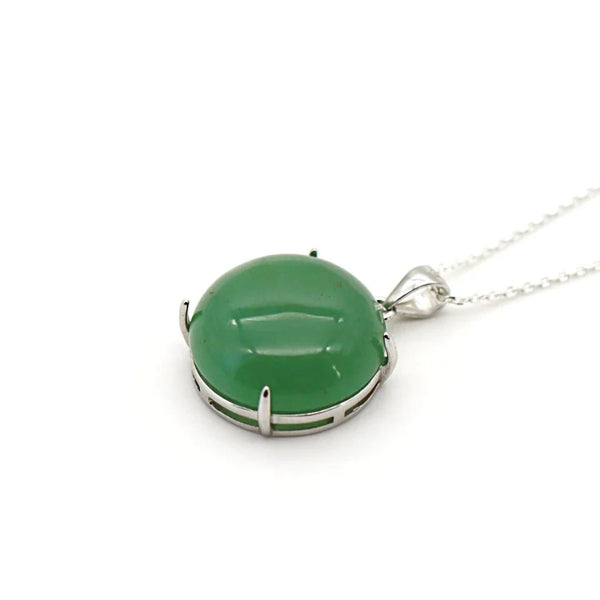 Pendentif Aventurine & Argent 925