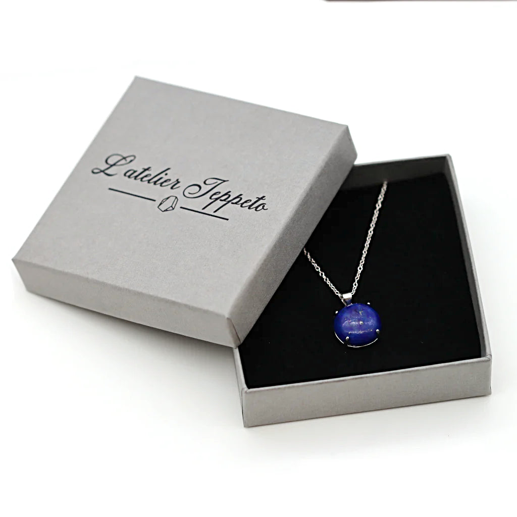 Pendentif lapis lazuli et argent 925