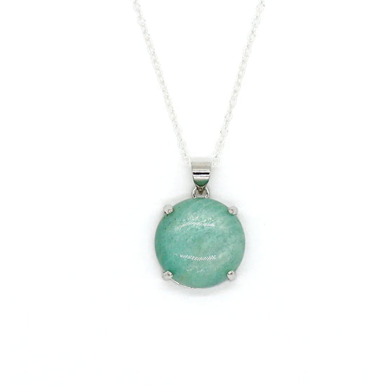 pendentif pierre amazonite femme