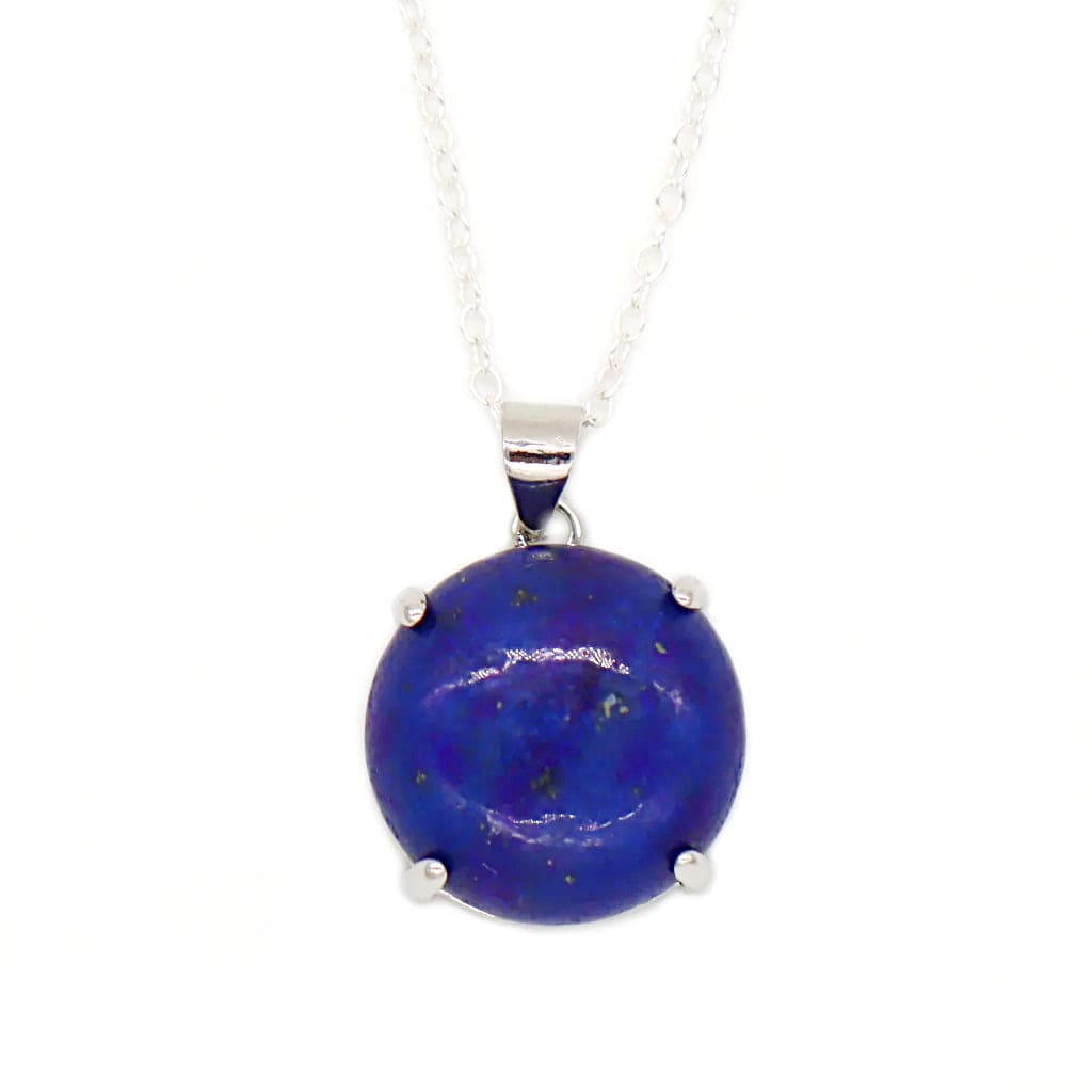 Pendentif pierre lapis-lazuli femme