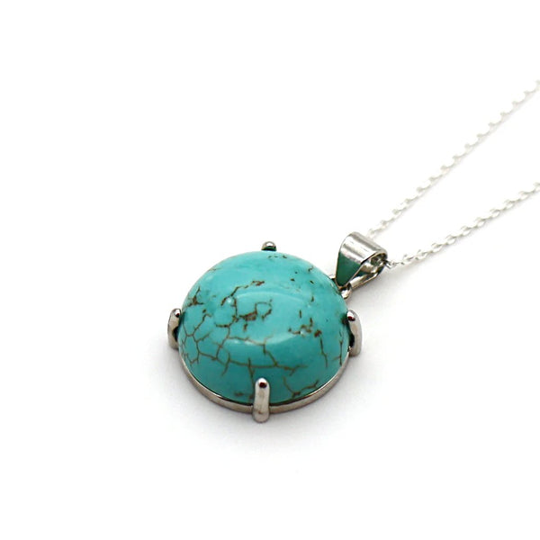 Pendentif Turquoise & Argent 925