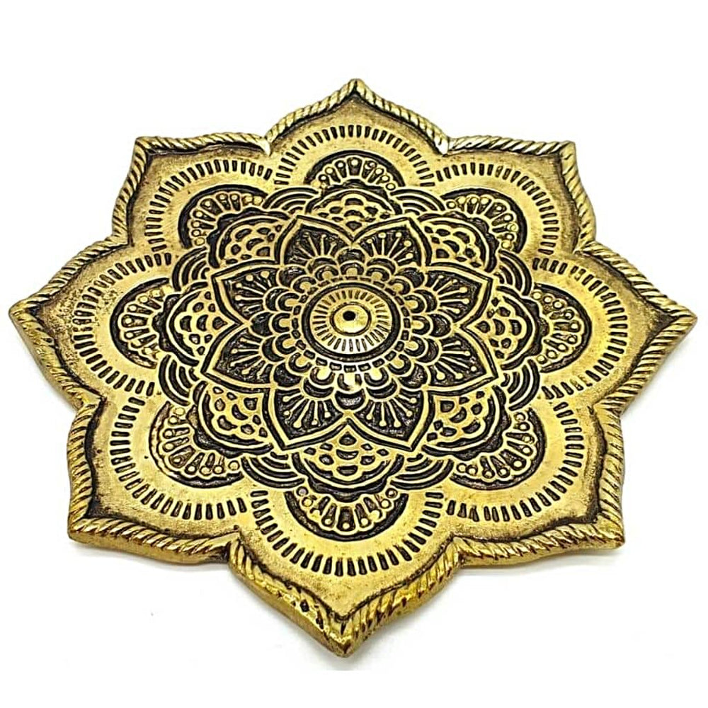 Support encens zen en fleur de lotus