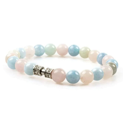 Bracelet aigue-marine 8mm - L'INTUITIF