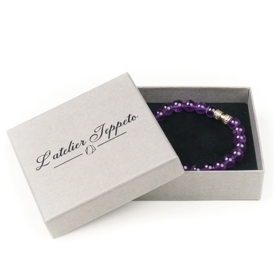 Bracelet Améthyste 8mm : Élégance et Bien-être Unisexe Bracelet Améthyste 8mm : Élégance et Bien-être Unisexe