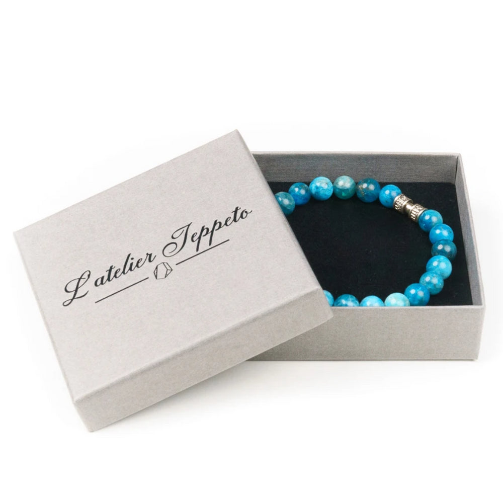 Bracelet apatite 8mm lithothérapie