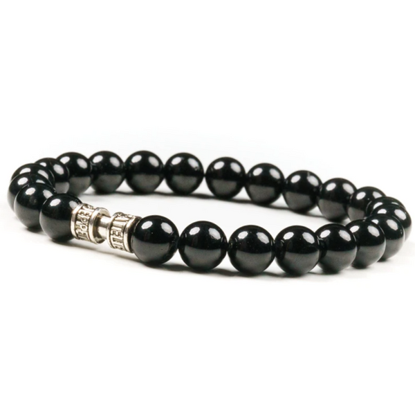 Bracelet obsidienne 8mm - L'ÉTERNEL